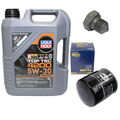 Motoröl Set 5W-30 5 Liter + Ölfilter SM 113 + Schraube für Skoda Rapid 1.4 90PS
