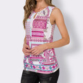 666441* Heine Damen Shirt Top pink bunt NEU Gr. 42 - 50