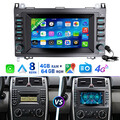 Carplay 7" 4+64G Android 13 GPS Autoradio Für Mercedes Benz A/B Klasse W169 W906