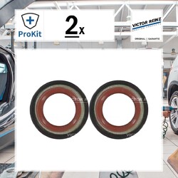 2x ORIGINAL® Victor Reinz Wellendichtring, Nockenwelle für Opel Vivaro A