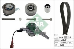 SCHAEFFLER INA ZAHNRIEMENSATZ MIT WASSERPUMPE passend für AUDI A3 A4 A5 A6 A7