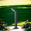 Moderne LED Stehleuchte in anthrazit Gartenlampe Wegeleuchte Wegelampe Stehlampe