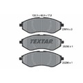 Bremsbelagsatz Scheibenbremse Textar 2397406 Q+ für Chevrolet Vorderachse