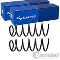 2X SACHS FAHRWERKSFEDERN VORNE PASSEND FÜR MITSUBISHI COLT SMART FORFOUR