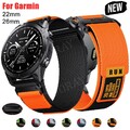 Für Garmin Fenix 7 7XPro 5 5X Plus 6 6X Pro 3 HR Quick Fit Nylon Sport Armband