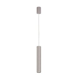 Hängelampe Pendelleuchte Metall Ø 5,5 cm GU10 Modern in Silber Küche Esszimmer