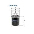 1x Ölfilter FILTRON OP 629/2 passend für FORD JAGUAR VOLVO VAG LAND ROVER