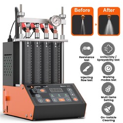 Ultraschall Injektor Reiniger Tester KFZ Motorrad Benzin Einspritzdüsen Prüfgerä