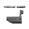 Schützinger Federkorbstecker FK 15 L NI  gelb Löt 2,5mm² 4mm  30VAC 3mOhm
