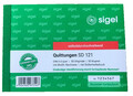 1x sigel Formularbuch "Quittung" SD 121 fortlaufende Nummerierung A6 quer 50 Bl.