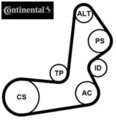 Continental CTAM 6PK1515K1 Keilrippenriemensatz Keilriemen Satz 