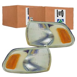 2X ABAKUS BLINKLEUCHTE BLINKER WEIß VORNE RECHTS LINKS passend für TOYOTA PREVIA