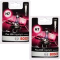 2x BOSCH PLUS +150% GIGALIGHT H7 GLÜHLAMPEN SATZ 12V 55W SCHEINWERFER AUTOLAMPE