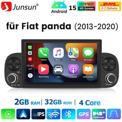 Für FIAT PANDA 2013-2020 Android15 Autoradio Carplay GPS NAVI SAT BT DAB+ 2+32GB