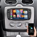 4G+64G Für Ford Focus Mk2 Mondeo C S-MAX Galaxy Carplay Android 15 GPS Autoradio