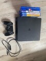 Sony PlayStation 4 - 500GB, Schwarz, Konsole Inkl. Controller und Spiele