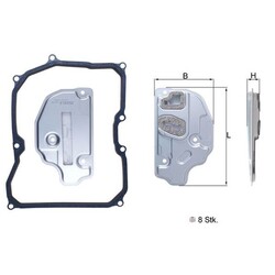 ORIGINAL® Knecht Hydraulikfilter, Automatikgetriebe für VW GOLF V POLO GOLF