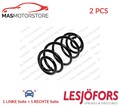 SCHRAUBENFEDER FAHRWERKSFEDER HINTEN LESJÖFORS 4263453 2PCS I FÜR OPEL ASTRA G