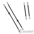 4x BREMSSCHLAUCH / BREMSSCHLÄUCHE KOMPLETT passend für BMW 3er E36