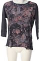 S’QUESTO Long-Bluse Damen Gr. DE 38 schwarz-pink-blau Casual-Look