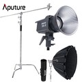 Amaran 200d S 200W 5600K Tageslicht LED-Videolicht + Light Dome 150+ C-Stativ