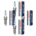 4x Zündkerze BOSCH 0 242 135 509 für Mercedes-Benz Hyundai S Zündanlage 509-004