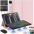 Touchpad QWERTZ Tastatur mit Hülle Für iPad Air 11'' M3 /Pro 11'' M5 2025 2024