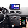 6+128GB Android 15 Autoradio GPS NAVI CarPlay BT Für Renault Clio MK3 2005-2014