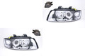 Scheinwerfer Set Xenon passend für Audi A4 8E 10/2001-11/04 D1S H7 L& R + Nebel