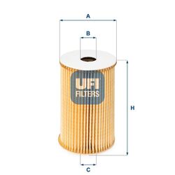 ORIGINAL UFI ÖLFILTER VW SEAT SKODA