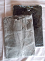 T-Shirt, Doppelpack schwarz und grau, Größe 6 (52), Made in Italy