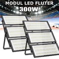 2X 300W Modul LED Fluter Scheinwerfer Flutlicht 30000lm Aussenstrahler Straßen