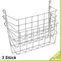 3 Heuraufen im Set Kaninchen Futterraufe Kaninchenraufe Kleintierraufe 30 cm