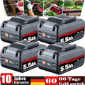 4 Pack 5,5Ah Ersatzakku Für Einhell Akku 18V Power X-Change PXC Lithium Batterie