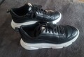 Copenhagen Sneakers Schwarz/weiße Sohle, Gr 38, Damen