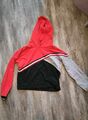 Pullover rot schwarz grau Gr. 164