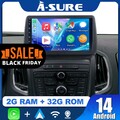 Android 14 Autoradio Für Opel Zafira Tourer C 2011-2016 DAB Carplay GPS FM 2+32G
