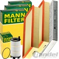 MANN INSPEKTIONSPAKET passend für 4.2 FSI+V8 AUDI Q7 4L TOUAREG 7L 314+350 PS