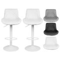2er Set Barhocker Barstuhl Tresenhocker Bistrohocker mit Fußstütze