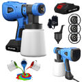 Renovieren Farbsprühsystem Farbsprühgerät Elektrische Spritzpistole 18V Li Akku