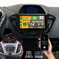 DAB+ Für Ford Transit Custom 2015-19 Carplay Android 14 Autoradio BT Navi 6+128G