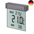 TFA Dostmann Vision digitales Fensterthermometer, 30.1025, großes Display mit