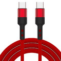 Ladekabel 1M USB-C auf USB-C 3A 60W Type C Datenkabel für Samsung Huawei Xiaomi