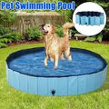 Faltbar Hundepool Doggy Pool Kinder Swimmingpool Schwimmbecken Schwimmbad Ø100cm