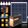 Solar Generator Power Station Notstromaggregat Mit Tragbare Solarpanel Ladegerät
