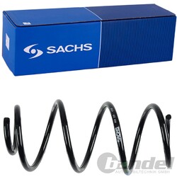 SACHS FAHRWERKSFEDER VORDERACHSE passend für SEAT MII SKODA CITIGO VW UP! | 993