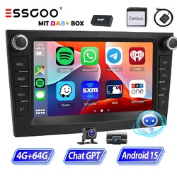 AI DAB+ 4+64G Android 15 Autoradio GPS Carplay Für Opel Corsa D Astra H Zafira B