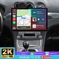 2K 4+64GB Android 14 Carplay Autoradio GPS Navi RDS Für Ford S-Max MK1 2006-2014