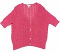 Peter Hahn Damen Größe UK16 D42 Pink Offen Strickjacke Pullover