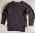 Damen Strick Pullover Dunkel Lila Gr. S Bershka